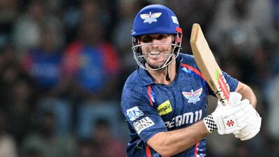 Lucknow Super Giants’ Mitchell Marsh has scored the most runs -- 299 runs in 6 matches at an average of 168.9 -- as an impact player. (AFP) Lucknow Super Giants’ Mitchell Marsh has scored the most runs -- 299 runs in 6 matches at an average of 168.9 -- as an impact player. (AFP)