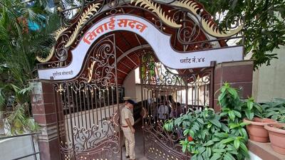 On Monday, assailants fired two rounds at Panvelkar’s residence-cum-office Sitai Sadan, a five-storeyed building near Hutatma Chowk (Pramod Tambe/ HT Photo) On Monday, assailants fired two rounds at Panvelkar’s residence-cum-office Sitai Sadan, a five-storeyed building near Hutatma Chowk (Pramod Tambe/ HT Photo)