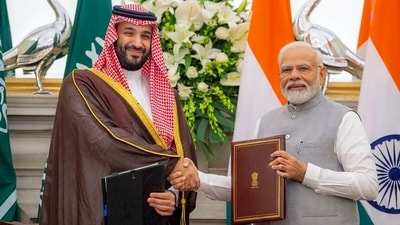 PM Modi was originally scheduled to return to India from Saudi Arabia on Wednesday night. (AFP) PM Modi was originally scheduled to return to India from Saudi Arabia on Wednesday night. (AFP)