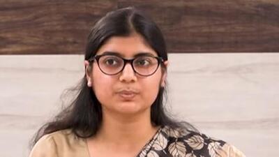 Sanskriti Trivedy said she was not happy with her previous rank and appeared for the UPSC examination again to improve her rank (Photo: YouTube/ForumIAS Official) Sanskriti Trivedy said she was not happy with her previous rank and appeared for the UPSC examination again to improve her rank (Photo: YouTube/ForumIAS Official)
