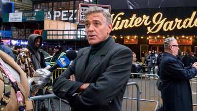 George Clooney dismisses Donald Trump's opinions, emphasizing his role as a truth-teller. (Photo by Christopher Smith/Invision/AP, File) (Christopher Smith/Invision/AP) George Clooney dismisses Donald Trump's opinions, emphasizing his role as a truth-teller. (Photo by Christopher Smith/Invision/AP, File) (Christopher Smith/Invision/AP)