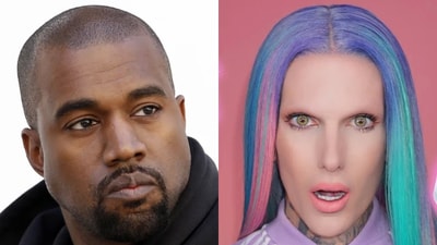 Jeffree Star's tweet's timing has drawn criticism because it comes after a contentious week for Kanye West, who recently dropped the song “Cousin” and posted upsetting information about his past on social media. ( Reuters/Youtube) Jeffree Star's tweet's timing has drawn criticism because it comes after a contentious week for Kanye West, who recently dropped the song “Cousin” and posted upsetting information about his past on social media. ( Reuters/Youtube)