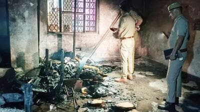 When inquired, it was told that an illegal fireworks factory was operating and people were running it to make illegal profits… The material used in the manufacture of fireworks caught fire and two of the workers suffered injuries while one other died, stated the FIR. (Sakib Ali/HT Photo) When inquired, it was told that an illegal fireworks factory was operating and people were running it to make illegal profits… The material used in the manufacture of fireworks caught fire and two of the workers suffered injuries while one other died, stated the FIR. (Sakib Ali/HT Photo)
