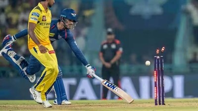 MS Dhoni pulled a rabbit out of his hat and Abdul Samad was at the wrong end of it (BCCI) MS Dhoni pulled a rabbit out of his hat and Abdul Samad was at the wrong end of it (BCCI)