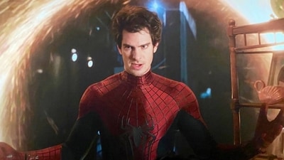 Andrew Garfield as Peter Parker aka Spider-Man in Spider-Man: No Way Home. Andrew Garfield as Peter Parker aka Spider-Man in Spider-Man: No Way Home.