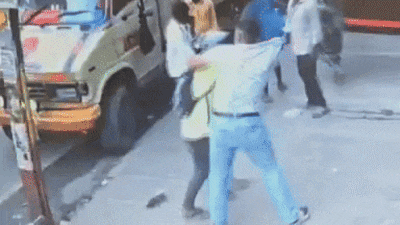 A purported video clip showed the IAF officer, Wing Commander Sheeladitya Bose, roughing up the accused and creating a scene in public. A purported video clip showed the IAF officer, Wing Commander Sheeladitya Bose, roughing up the accused and creating a scene in public.