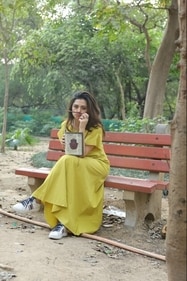 Ridhi says she is fond of writing when amid Nature. (Photo: Manoj Verma/HT) Ridhi says she is fond of writing when amid Nature. (Photo: Manoj Verma/HT)
