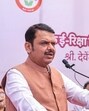 Nagpur, Apr 20 (ANI): Maharashtra Chief Minister Devendra Fadnavis addresses the gathering during the 'Pink E-Rickshaw Distribution Ceremony', in Nagpur on Sunday. (ANI Photo) (CMO Maharashtra - X)