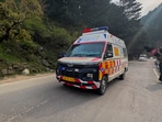 Anantnag: Injured being taken for treatment, after terrorists attacked a group of tourists at Pahalgam, in Anantnag district, Jammu & Kashmir, Tuesday, April 22, 2025. At least 12 people suffered injuries in the attack, according to officials. (PTI Photo)(PTI04_22_2025_000275A)