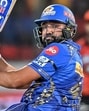 Rohit Sharma cracked an explosive half century to guide Mumbai Indians to an easy win over SRH. (AFP)