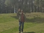 A video of a man walking through the Baisaran meadow moments before chaos erupted has surfaced on social media. 