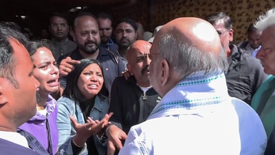 On social media, several pro-Kashmir resistance accounts have asserted that the people hurt in the Pahalgam terrorist assaults were not "ordinary" but rather had ties to counterintelligence and internal security organisations like as the Intelligence Bureau (IB). (ANI) On social media, several pro-Kashmir resistance accounts have asserted that the people hurt in the Pahalgam terrorist assaults were not "ordinary" but rather had ties to counterintelligence and internal security organisations like as the Intelligence Bureau (IB). (ANI)