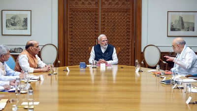 Prime Minister Narendra Modi chairs a meeting of the Cabinet Committee on Security (CCS). Prime Minister Narendra Modi chairs a meeting of the Cabinet Committee on Security (CCS).