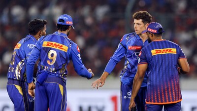Mitchell Santner, meanwhile, took over the choking duties in the middle overs. He didn't pick a wicket but conceded just 19 runs in his spell. (ANI) Mitchell Santner, meanwhile, took over the choking duties in the middle overs. He didn't pick a wicket but conceded just 19 runs in his spell. (ANI)