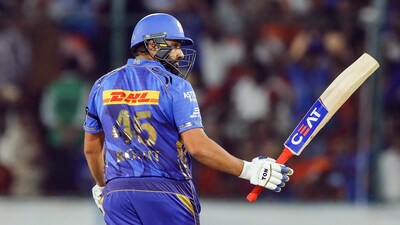 Rohit crossed 12,000 T20 runs in the innings. He got to 50 in 35 balls. (ANI) Rohit crossed 12,000 T20 runs in the innings. He got to 50 in 35 balls. (ANI)