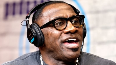 Shannon Sharpe threatens to ‘choke’ rape accuser in alleged audio (Photo by Sean Gardner / GETTY IMAGES NORTH AMERICA / Getty Images via AFP) (Getty Images via AFP) Shannon Sharpe threatens to ‘choke’ rape accuser in alleged audio (Photo by Sean Gardner / GETTY IMAGES NORTH AMERICA / Getty Images via AFP) (Getty Images via AFP)