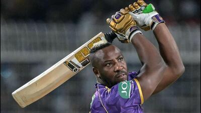 Kolkata Knight Riders' Andre Russell has had his lowest-ever IPL returns with an average of 9.17 and a strike rate of 119.57 (AFP) Kolkata Knight Riders' Andre Russell has had his lowest-ever IPL returns with an average of 9.17 and a strike rate of 119.57 (AFP)