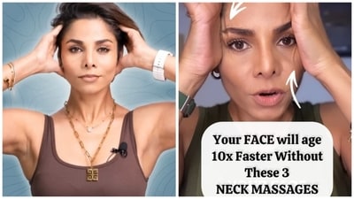 Want smooth and wrinkle-free neck? Here's what Parmita Katkar, a 'face yoga and self-image coach'. suggests. (Instagram/ blushwithme_parmita) Want smooth and wrinkle-free neck? Here's what Parmita Katkar, a 'face yoga and self-image coach'. suggests. (Instagram/ blushwithme_parmita)