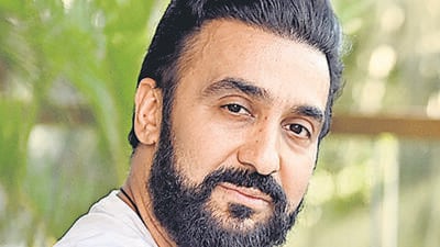 Mumbai, India- February 19, 2024: Photo shoot with businessman and bollywood actress Shilpa Shetty`s husband Raj Kundra at Juhu, February 19, 2024. (Photo by Raju Shinde/HT Photo) Mumbai, India- February 19, 2024: Photo shoot with businessman and bollywood actress Shilpa Shetty`s husband Raj Kundra at Juhu, February 19, 2024. (Photo by Raju Shinde/HT Photo)