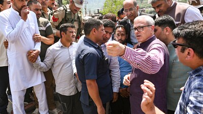 The administration of Jammu and Kashmir declared on Wednesday that each family of the victims of the Pahalgam terror incident would receive an ex-gratia payment of ₹10 lakh. (PTI) The administration of Jammu and Kashmir declared on Wednesday that each family of the victims of the Pahalgam terror incident would receive an ex-gratia payment of ₹10 lakh. (PTI)
