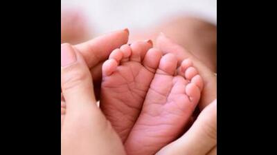 The baby, born at 35 weeks and weighing just over 2 kg, was one of the twins delivered through invitro fertilisation. (REPRESENTATIVE PHOTO) The baby, born at 35 weeks and weighing just over 2 kg, was one of the twins delivered through invitro fertilisation. (REPRESENTATIVE PHOTO)