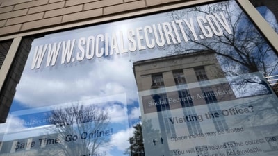 (Image for representation) A Social Security Administration (SSA) office in Washington, DC, March 26, 2025. (Photo by SAUL LOEB / AFP) (AFP)