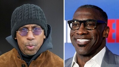 Stephen A. Smith says he is ‘rooting for’ Shannon Sharpe after rape allegations (AP Photo/Stephanie Scarbrough, File, AP Photo/Chris Pizzello, File) Stephen A. Smith says he is ‘rooting for’ Shannon Sharpe after rape allegations (AP Photo/Stephanie Scarbrough, File, AP Photo/Chris Pizzello, File)