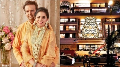 Explore Gulita, the opulent home of Isha Ambani, featuring diamond-inspired design. (Instagram) Explore Gulita, the opulent home of Isha Ambani, featuring diamond-inspired design. (Instagram)
