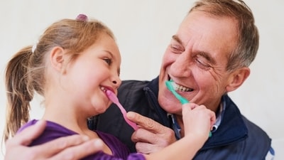 Brushing for two minutes, twice daily, assists in reducing tooth decay, gum disease, and bad breath. (Shutterstock) Brushing for two minutes, twice daily, assists in reducing tooth decay, gum disease, and bad breath. (Shutterstock)