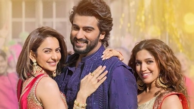 Rakul Preet, Arjun Kapoor and Bhumi Pednekar, Rakul Preet, Arjun Kapoor and Bhumi Pednekar,