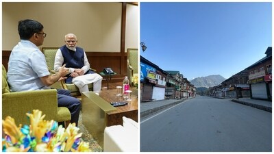 Immediately on his arrival from Saudi Arabia, PM Modi took a briefing meeting at the airport. (L: GoI | R: Waseem Andrabi/Hindustan Times) Immediately on his arrival from Saudi Arabia, PM Modi took a briefing meeting at the airport. (L: GoI | R: Waseem Andrabi/Hindustan Times)