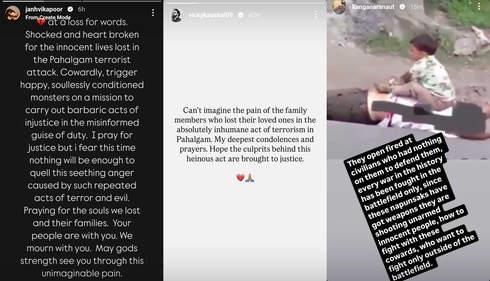 Janhvi Kapoor, Vicky Kaushal and Kangana Ranaut's posts Janhvi Kapoor, Vicky Kaushal and Kangana Ranaut's posts