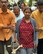 Asavari Jagdale, daughter of Pune-based Santosh Jagdale, walked at the front of her father’s funeral procession on Thursday. (MAHENDRA KOLHE/HT PHOTO) Asavari Jagdale, daughter of Pune-based Santosh Jagdale, walked at the front of her father’s funeral procession on Thursday. (MAHENDRA KOLHE/HT PHOTO)