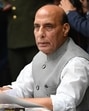 Rajnath Singh’s comments were seen as a stern warning to Pakistan of a crushing response and came shortly after he chaired a two-and-a-half-hour meeting of top officials to review the security situation in Jammu and Kashmir. (AP)