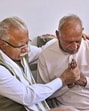 Union minister Manohar Lal Khattar consoling family members of Indian Navy officer Lt Vinay Narwal in Karnal on Thursday. Lieutenant Narwal was among the 26 people killed in the Pahalgam terror attack on Tuesday. (X) Union minister Manohar Lal Khattar consoling family members of Indian Navy officer Lt Vinay Narwal in Karnal on Thursday. Lieutenant Narwal was among the 26 people killed in the Pahalgam terror attack on Tuesday. (X)