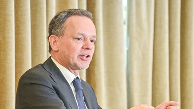 Netherlands foreign affairs minister Caspar Veldkamp addresses a press conference, in New Delhi on Tuesday. (ANI) Netherlands foreign affairs minister Caspar Veldkamp addresses a press conference, in New Delhi on Tuesday. (ANI)