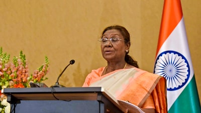 President Droupadi Murmu. (PTI) President Droupadi Murmu. (PTI)