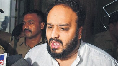 Mumbai, India – 09, Jan 2025: NCP leader Baba Siddique son and NCP leader Zeeshan Siddique interacts with the media after meeting with Joint Commissioner of Police, at Crime Branch office, CP office, in Mumbai, India, on Thursday, Jan 09, 2025. (Photo by Bhushan Koyande/HT Photo) Mumbai, India – 09, Jan 2025: NCP leader Baba Siddique son and NCP leader Zeeshan Siddique interacts with the media after meeting with Joint Commissioner of Police, at Crime Branch office, CP office, in Mumbai, India, on Thursday, Jan 09, 2025. (Photo by Bhushan Koyande/HT Photo)