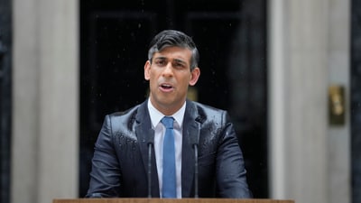 Rishi Sunak described the Pahalgam terror attack as a “barbaric” act that stole peace and joy from innocent lives. (AP) Rishi Sunak described the Pahalgam terror attack as a “barbaric” act that stole peace and joy from innocent lives. (AP)