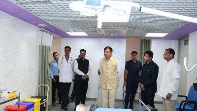 Sports Minister Mansukh Mandaviya inaugurated a National Centre for Sports Science and Research at the IG Stadium. (SAI Media) Sports Minister Mansukh Mandaviya inaugurated a National Centre for Sports Science and Research at the IG Stadium. (SAI Media)