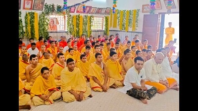 Students at a Sanskrit secondary school in Prayagraj (For representation only) Students at a Sanskrit secondary school in Prayagraj (For representation only)