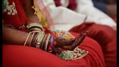 The woman’s elder brother, Rajan Tiwari, lodged a complaint with Jagatpur police station, accusing the groom, his brother and father of accepting ₹50,000 cash and other items worth ₹50,000 while fixing the marriage and snatching ₹2 lakh when further marriage proceedings were stopped. (Pic for representation) The woman’s elder brother, Rajan Tiwari, lodged a complaint with Jagatpur police station, accusing the groom, his brother and father of accepting ₹50,000 cash and other items worth ₹50,000 while fixing the marriage and snatching ₹2 lakh when further marriage proceedings were stopped. (Pic for representation)