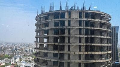 Underconstruction towers of Delhi One on Thursday. (Sunil Ghosh/HT Photo) Underconstruction towers of Delhi One on Thursday. (Sunil Ghosh/HT Photo)