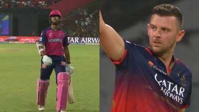 Josh Hazelwood dismissed Yashasvi Jaiswal for 49