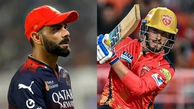 Nehal Wadhera (R) met Virat Kohli after the match (AFP) Nehal Wadhera (R) met Virat Kohli after the match (AFP)