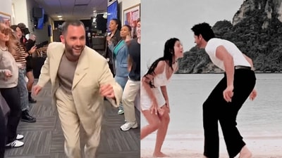 Penn Badgley dancing to Hrithik Roshan's Kaho Naa Pyaar Hai has set the internet ablaze (Screengrabs: Instagram)
