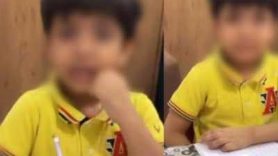 Dhanbad woman faces backlash for filming son’s anxious moment and turning it into content. (Instagram/@saloni_agarwal17)