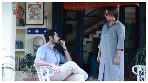 Swastika Mukerjee with Vikram Chatterjee in a still from Durgapur Junction.