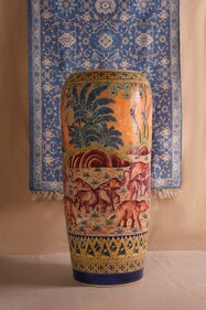 A thoughtfully curated mix of botanical-printed vases can elevate the aesthetics A thoughtfully curated mix of botanical-printed vases can elevate the aesthetics