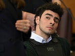 Luigi Mangione, the suspect in the killing of UnitedHealth Group chief executive Brian Thompson, appears in Manhattan Supreme Court on New York state murder and terrorism charges in New York City, U.S., February 21, 2025. 